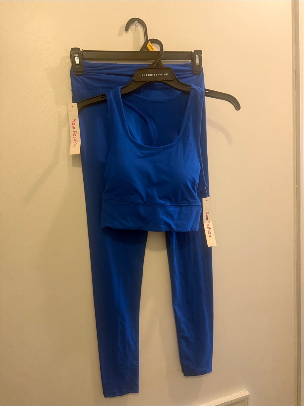 Blue Activewear Set - Tank Top & Leggings